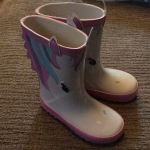 Unicorn rain boots